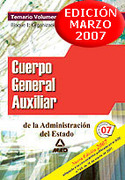 I. TEMARIO. CUERPO GENERAL AUXILIAR ADMINISTRACION GENERAL ESTADO