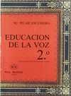 EDUCACION DE LA VOZ 2º                                                          CANTO ORTOFONIA DICC