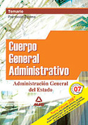 TEMARIO. CUERPO GENERAL ADMINISTRATIVO. AD.ESTADO. PROMOCION INTERNA