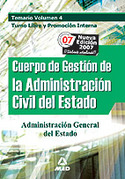 4. TURNO LIBRE E INTERNA. CUERPO GESTION ADMINISTRACION CIVIL ESTADO