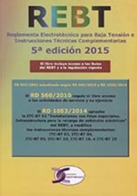 5º. REGLAMENTO ELECTROTECNICO DE BAJA TENSION REBT