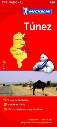 744. TÚNEZ. MAPA NATIONAL 2012  1:800.000