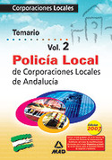 2. TEMARIO. POLICIA LOCAL CORPORACIONES LOCALES DE ANDALUCIA