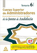 6. TEMARIO. CUERPO SUPERIOR ADMINISTRADORES (A.1200) JUNTA ANDALUCIA
