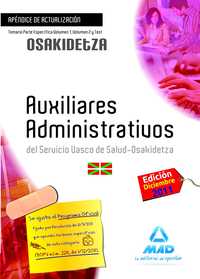 OSAKIDETZA AUXILIARES ADMINISTRATIVOS APENDICE DE ACTUALIZACION
