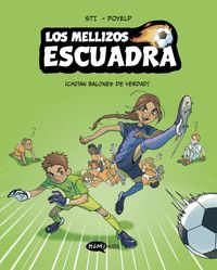 LOS MELLIZOS ESCUADRA 1. ¡CHUTAN BALONES DE VERDAD!