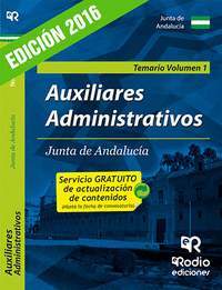 VOLUMEN 1. AUXILIARES ADMINISTRATIVOS DE LA JUNTA DE ANDALUCÍA
