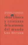 IDEAS CLASICA Y CRISTIANA DE LA ARMONIA DEL MUNDO