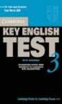 SB. CAMBRIDGE KEY ENGLISH TEST 3. ALUM + KEY