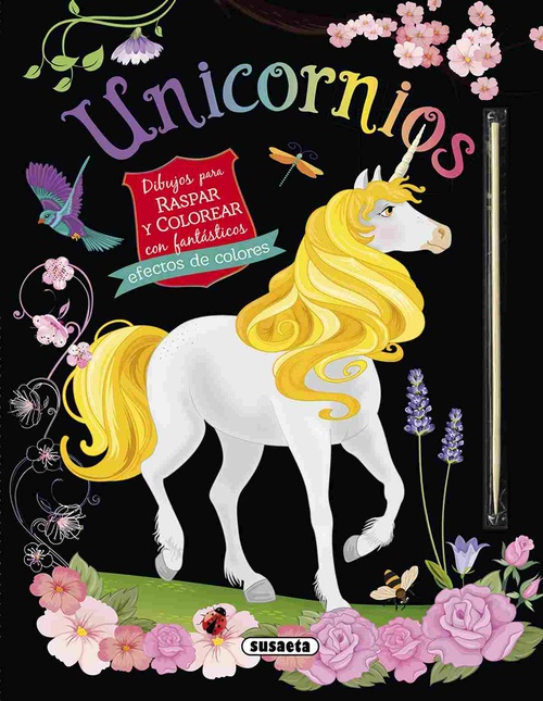 UNICORNIOS. DIBUJOS PARA RASPAR Y COLOREAR