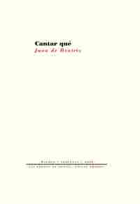 CANTAR QUÉ