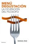 MENÚ DEGUSTACIÓN. LA OCUPACION DEL FILOSOFO