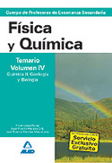 IV. TEMARIO. FÍSICA Y QUÍMICA: GEOLOGIA Y BIOLOGIA. SECUNDARIA