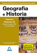 III. GEOGRAFIA E HISTORIA. TEMARIO. SECUNDARIA (S.XVIII - ACTUALIDAD)