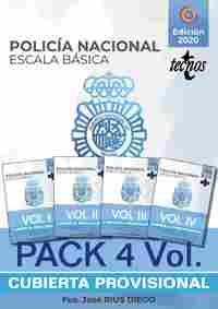 POLICÍA NACIONAL ESCALA BÁSICA. (4 VOLS.)