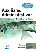 2. TEMARIO. AUXILIARES ADMINISTRATIVOS SAS SERVICIO ANDALUZ DE SALUD