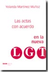 ACTAS CON ACUERDO EN LA NUEVA LEY GENERAL TRIBUTARIA, LAS