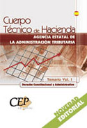 I. TEMARIO. CUERPO TECNICO HACIENDA. AGENCIA ESTATAL ADMIN. TRIBUTARIA