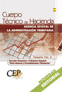 II. TEMARIO. CUERPO TECNICO DE HACIENDA. AGENCIA ESTATAL ADM. PUBLICA