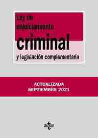 (38ª) LEY DE ENJUICIAMIENTO CRIMINAL Y LEGISLACIÓN COMPLEMENTARIA.