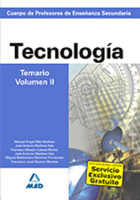 II. TECNOLOGÍA. TEMARIO PROFESORES ENSEÑANZA SECUNDARIA