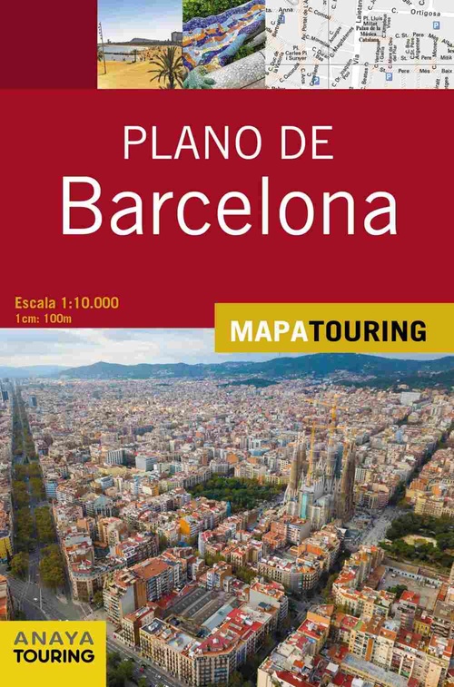 PLANO DE BARCELONA. MAPA TOURING. ESCALA 1:10.000