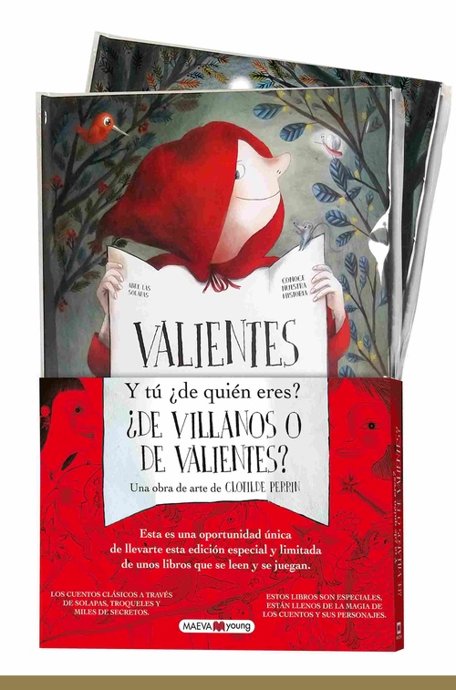 VILLANOS Y VALIENTES... Y TÚ ¿DE QUIÉN ERES?  (PACK, LOS CUENTOS CLÁSICOS A TRAVÉS DE SOLAPAS, TROQ)