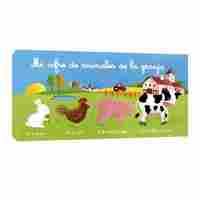 MI COFRE DE ANIMALES DE LA GRANJA (4 LIBROS DE CARTONÉ)