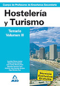 3. TEMARIO. HOSTELERIA Y TURISMO. PROFESORES ENSEÑANZA SECUNDARIA