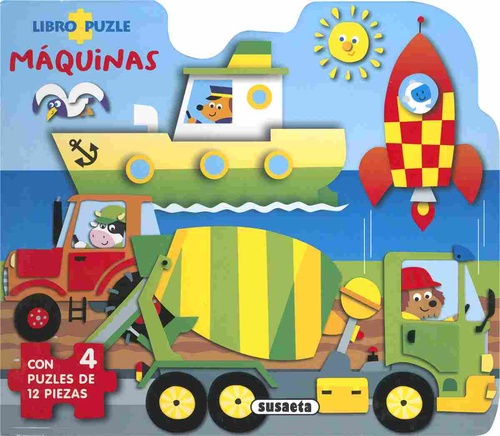 MAQUINAS. LIBRO PUZLE.