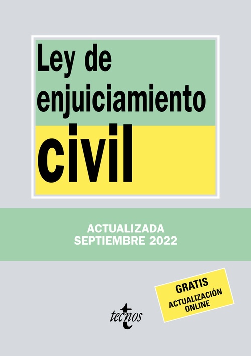 LEY DE ENJUICIAMIENTO CIVIL.