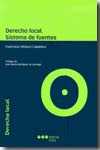 DERECHO LOCAL: SISTEMA DE FUENTES