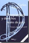 (9ª) IV. PRINCIPIOS DERECHO CIVIL: PROPIEDAD Y DERECHOS REALES DE GOCE