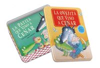 LA OVEJITA QUE VINO A CENAR. CAJA METÁLICA CON CINCO CUENTOS.