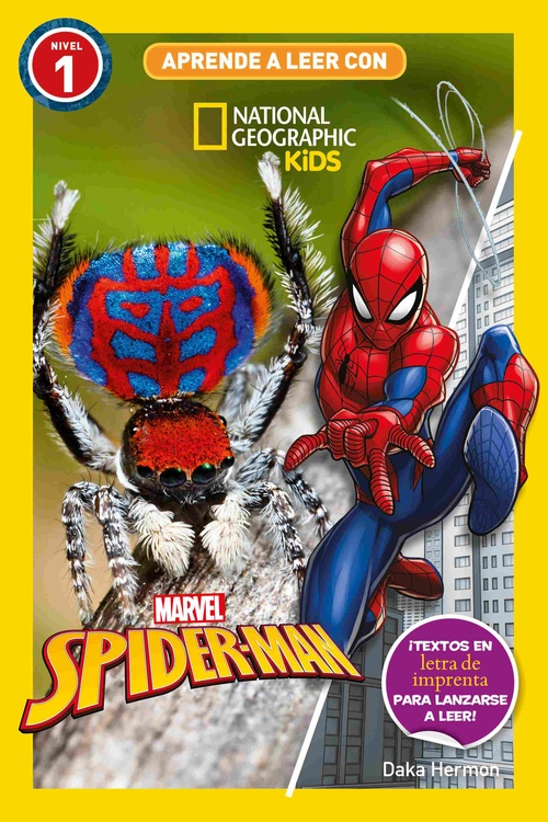 SPIDERMAN. APRENDE A LEER . NIVEL 1. NATIONAL GEOGRAPHIC KIDS