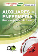 II. TEMARIO. AUXILIARES ENFERMERIA SAS. SERVICIO ANDALUZ DE SALUD