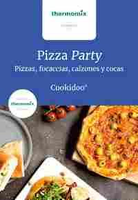PIZZA PARTY. PIZZAS, FOCACCIAS, CALZONES Y COCAS. COOKIDOO.