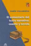 COMENTARIO DEL TEXTO NARRATIVO: CUENTO Y NOVELA