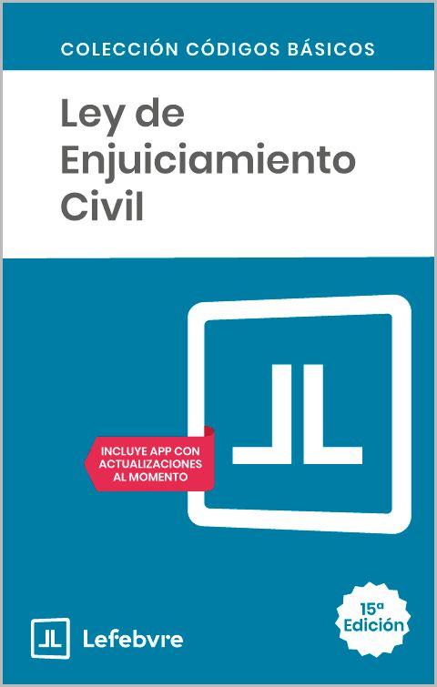 LEY DE ENJUICIAMIENTO CIVIL 15ª EDC.