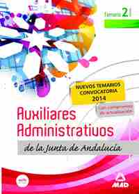 2. TEMARIO. AUXILIARES ADMINISTRATIVOS JUNTA ANDALUCIA