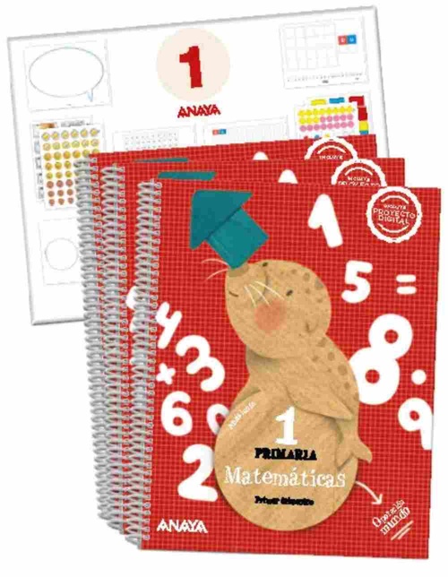 1º PR. MATEMÁTICAS. CUADRICULA. OPERACIÓN MUNDO. ANDALUCIA