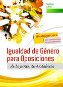 TEMARIO Y TEST. IGUALDAD DE GENERO PARA OPOSICIONES JUNTA DE ANDALUCIA