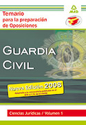 1. GUARDIA CIVIL. CIENCIAS JURIDICAS. 2008. TEMARIO