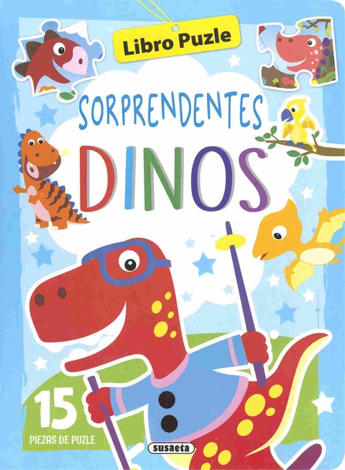 SORPRENDENTES DINOS. LIBRO PUZLE
