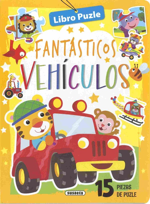 FANTASTICOS VEHICULOS. LIBRO PUZLE