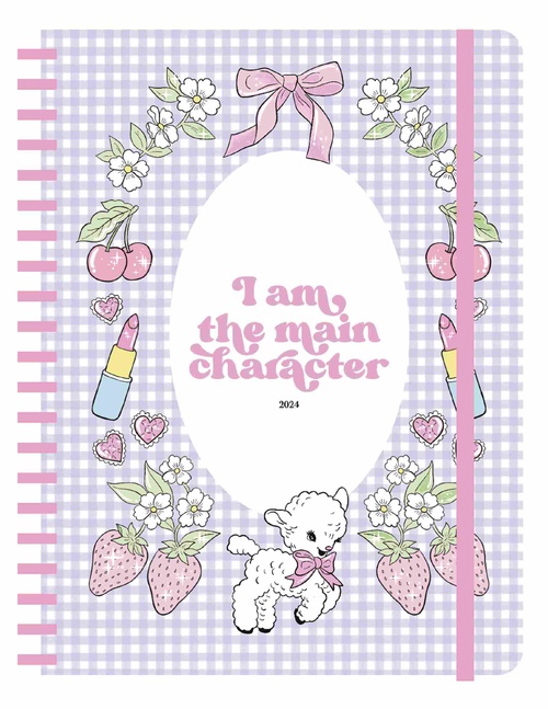 AGENDA ANUAL SEMANAL 2024 ISA MUGURUZA. I AM THE MAIL CHARACTER