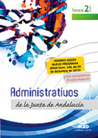 2. TEMARIO ADMINISTRATIVOS DE LA JUNTA DE ANDALUCIA: TURNO LIBRE