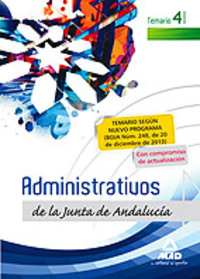 4. TEMARIO ADMINISTRATIVOS DE LA JUNTA DE ANDALUCÍA: TURNO LIBRE