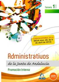 1. TEMARIO ADMINISTRATIVO JUNTA ANDALUCIA PROMOCION INTERNA