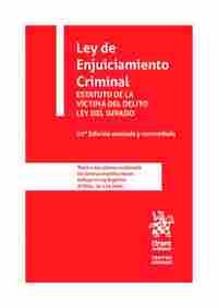 LEY DE ENJUICIAMIENTO CRIMINAL 30ª EDICIÓN ANOTADA Y CONCORDADA